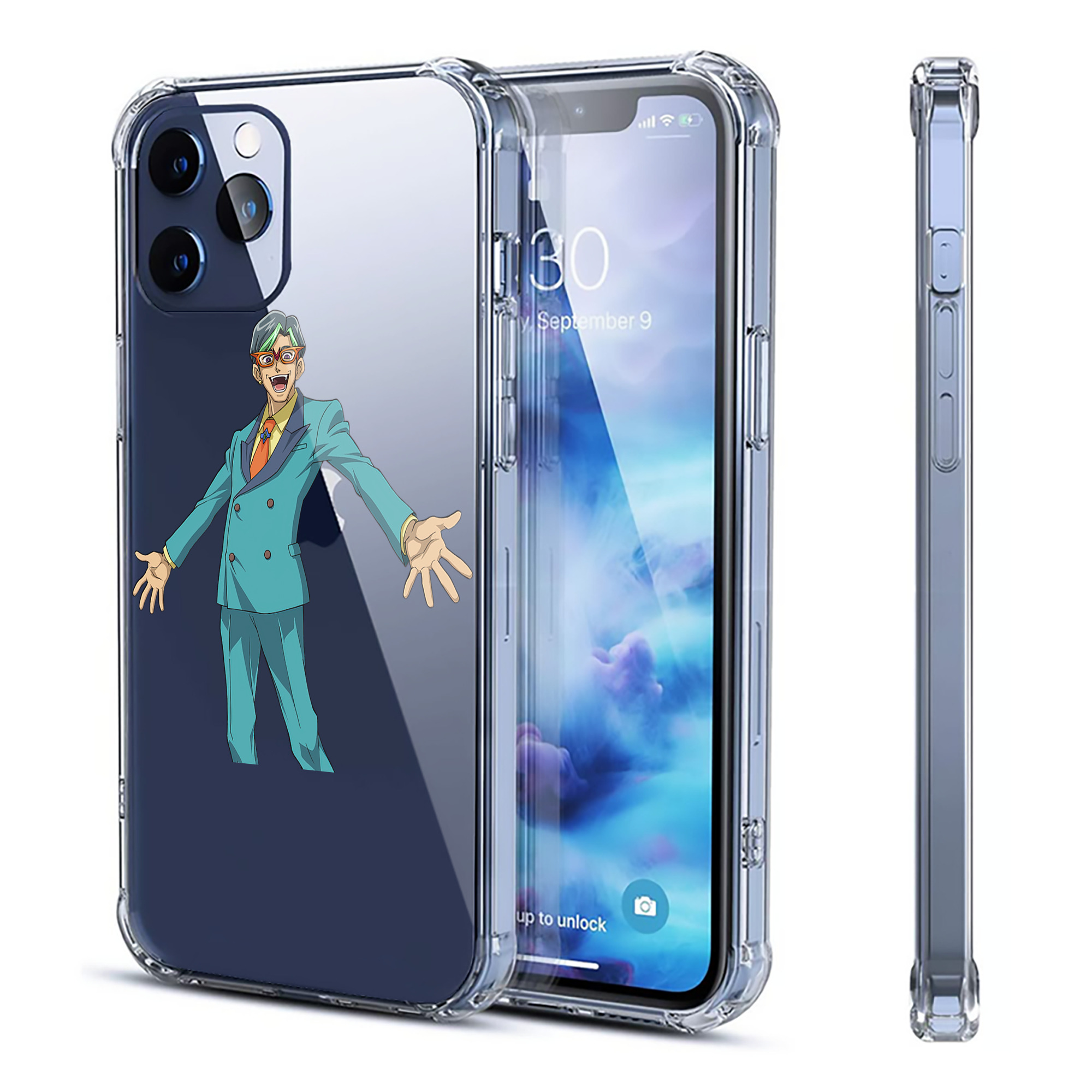 （画像用） 遊☆戯☆王 Yu-Gi-Oh! 【iPhone 12シリーズ対応】透明スマホケース（クリアソフトケース）